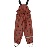 Mikk-Line Henna Ladybug Suspenders Rain Set