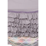 Mikk-Line Lavender Aura AOP Baby Swim Pant Frill Recycled