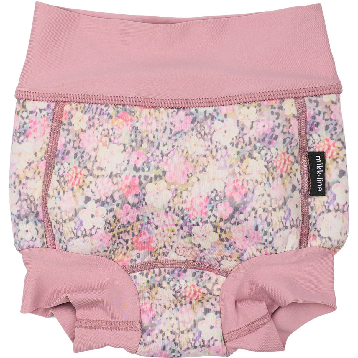 Mikk-Line Lilas AOP Baby Swim Pant Frill Recycled