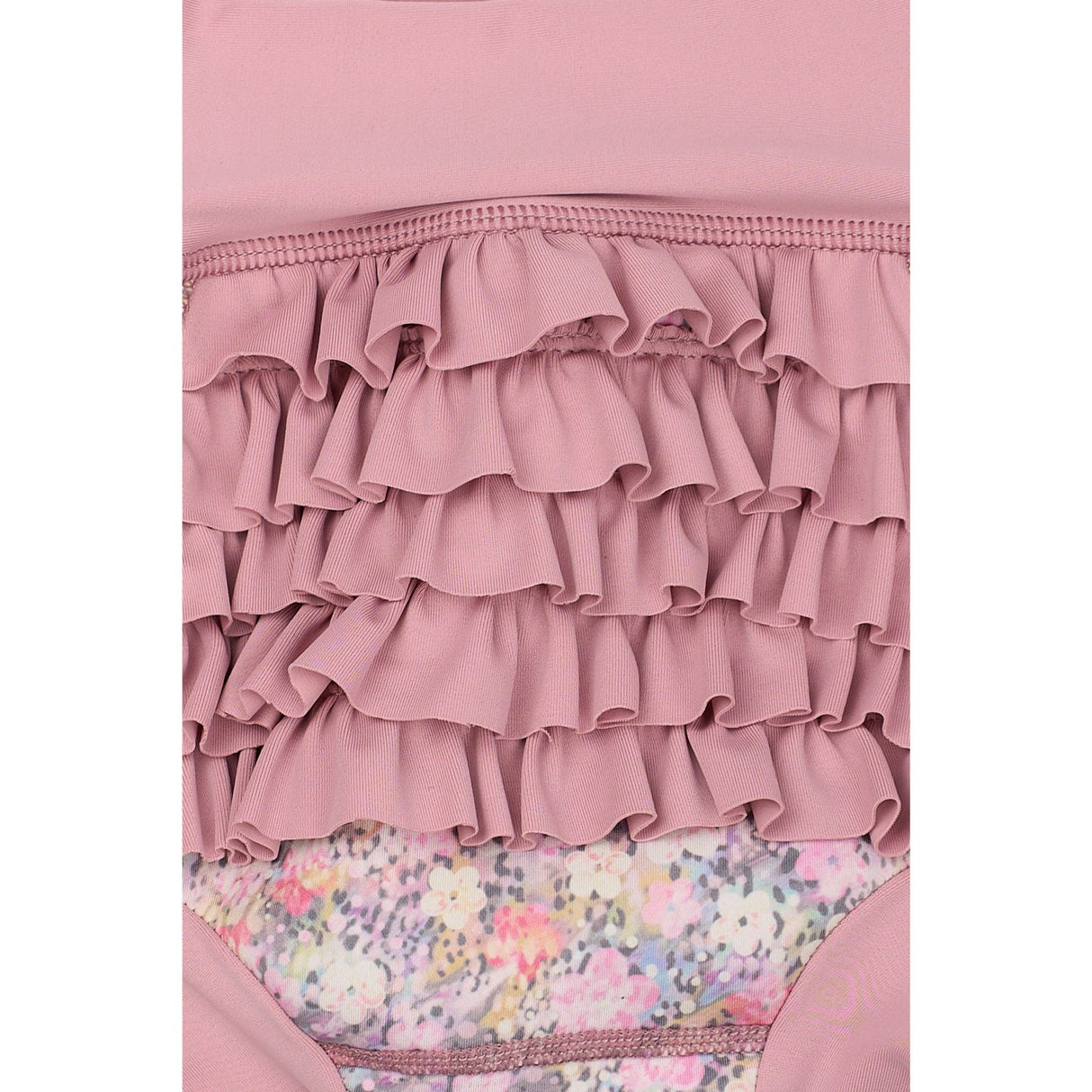 Mikk-Line Lilas AOP Baby Swim Pant Frill Recycled