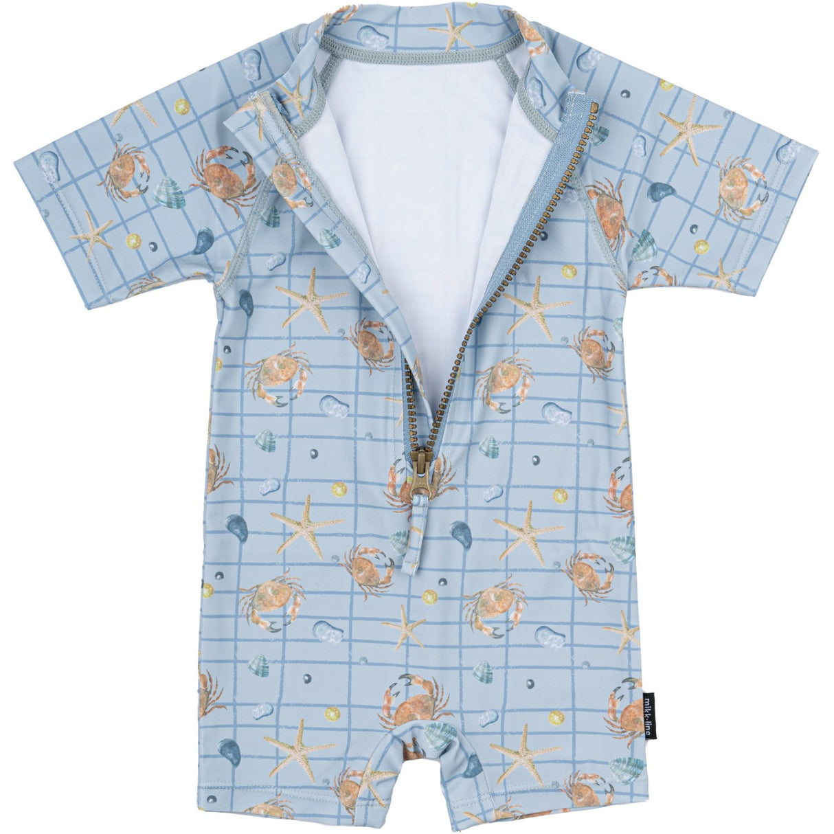 Mikk-Line Faded Denim AOP UV Suit Recycled