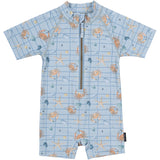 Mikk-Line Faded Denim AOP UV Suit Recycled
