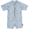 Mikk-Line Faded Denim AOP UV Suit Recycled