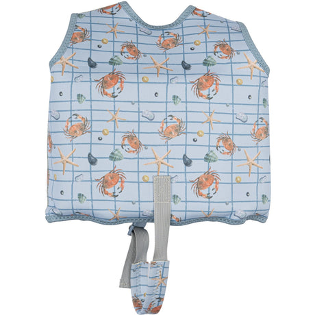 Mikk-Line Faded Denim AOP Swim Vest