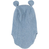 Mikk-Line Faded Denim Melange Cotton Fleece Fullface With Ears