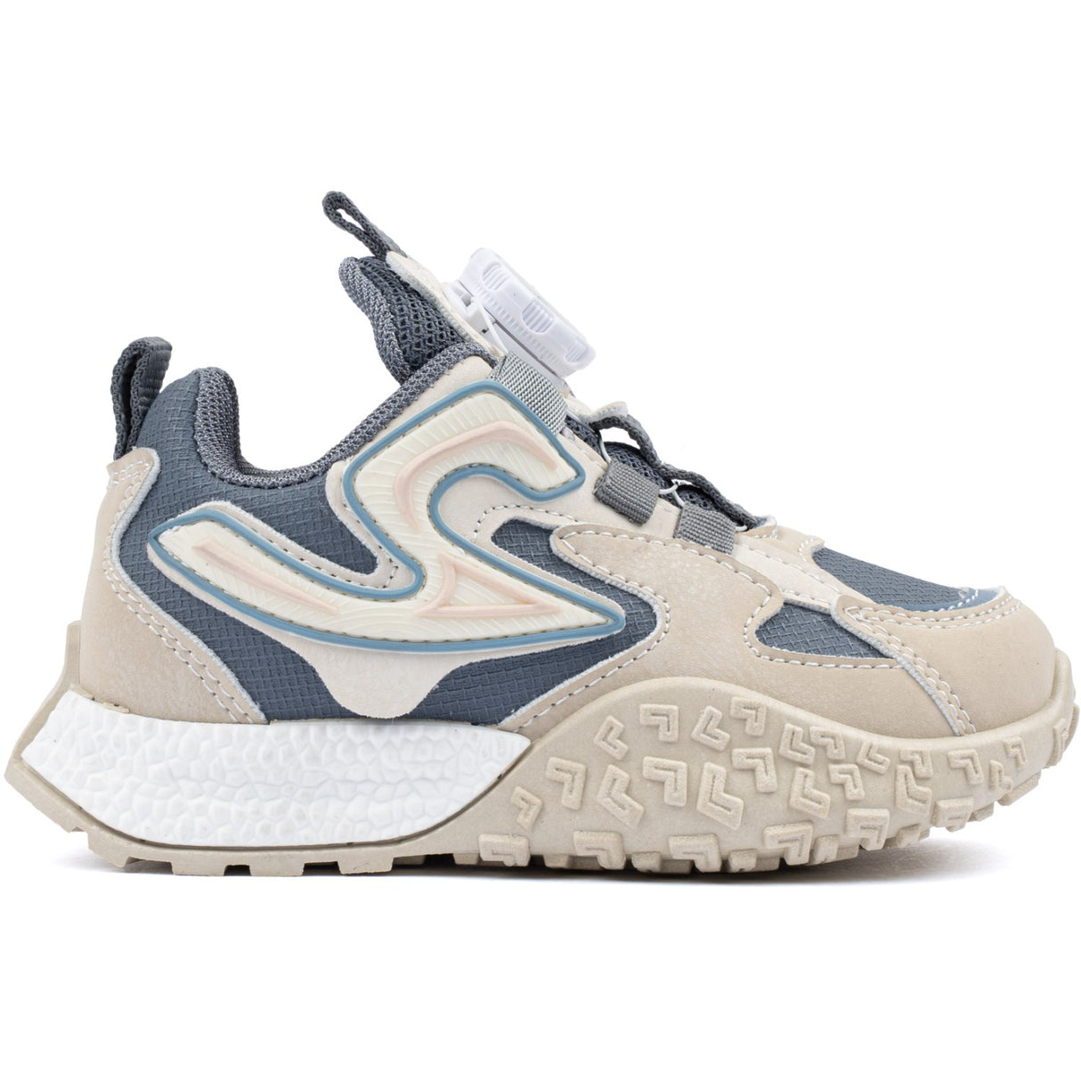 Mikk-Line Faded Denim Sneakers With Spin