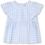 Fliink Dream Blue Check Pari Sl Top