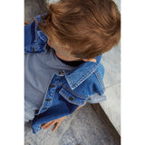 COPENHAGEN COLORS Indigo Blue Washed Organic Boyish Denim Vest