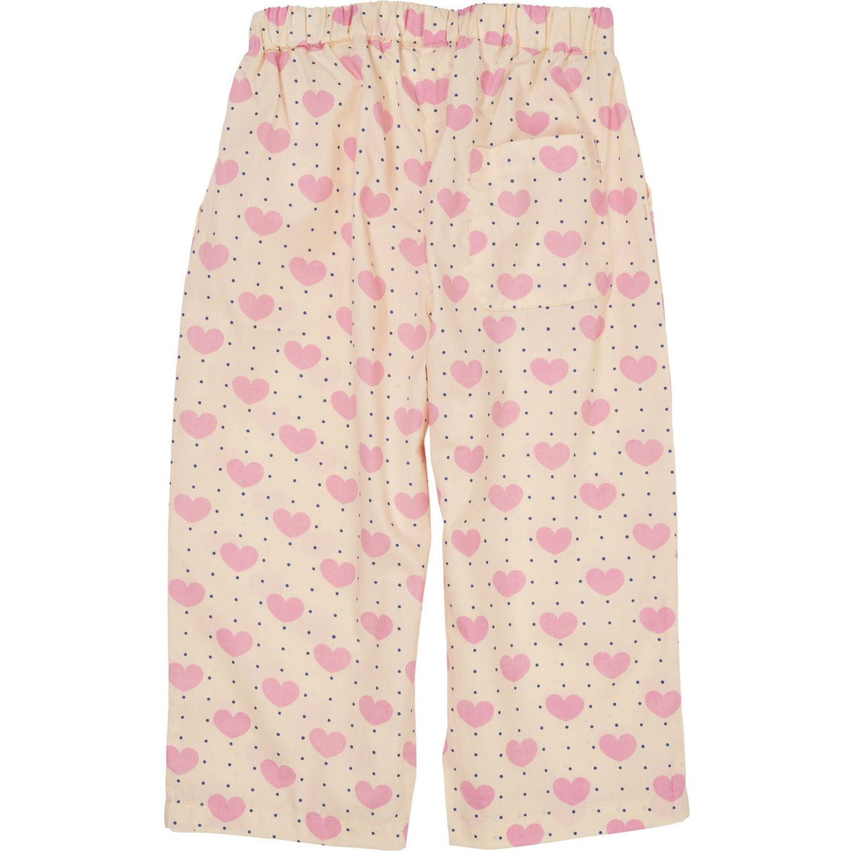 COPENHAGEN COLORS Heart Aop Heart & Dots Pants Loose Fit