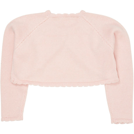 COPENHAGEN COLORS Soft Pink Lt. Knitted Bolero W. Heart Button