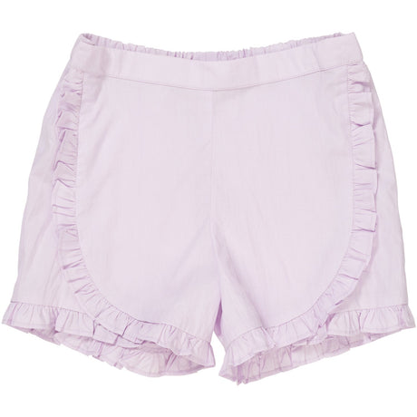 COPENHAGEN COLORS Lavender Poplin Frill Shorts