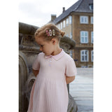 COPENHAGEN COLORS Ballerina/Cream Comb. Rib Polo Knitted Dress