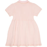 COPENHAGEN COLORS Ballerina/Cream Comb. Rib Polo Knitted Dress