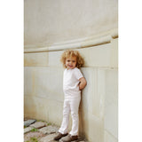 COPENHAGEN COLORS Ballerina/Cream Stripe Striped Flare Pants