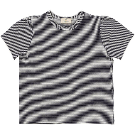 COPENHAGEN COLORS Navy/Cream Stripe Striped T-Shirt