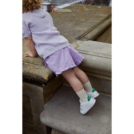 COPENHAGEN COLORS Lavender Knitted Pointelle T-shirt