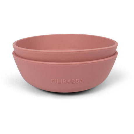 FILIBABBA Rose Silicone Bowls 2-Pack