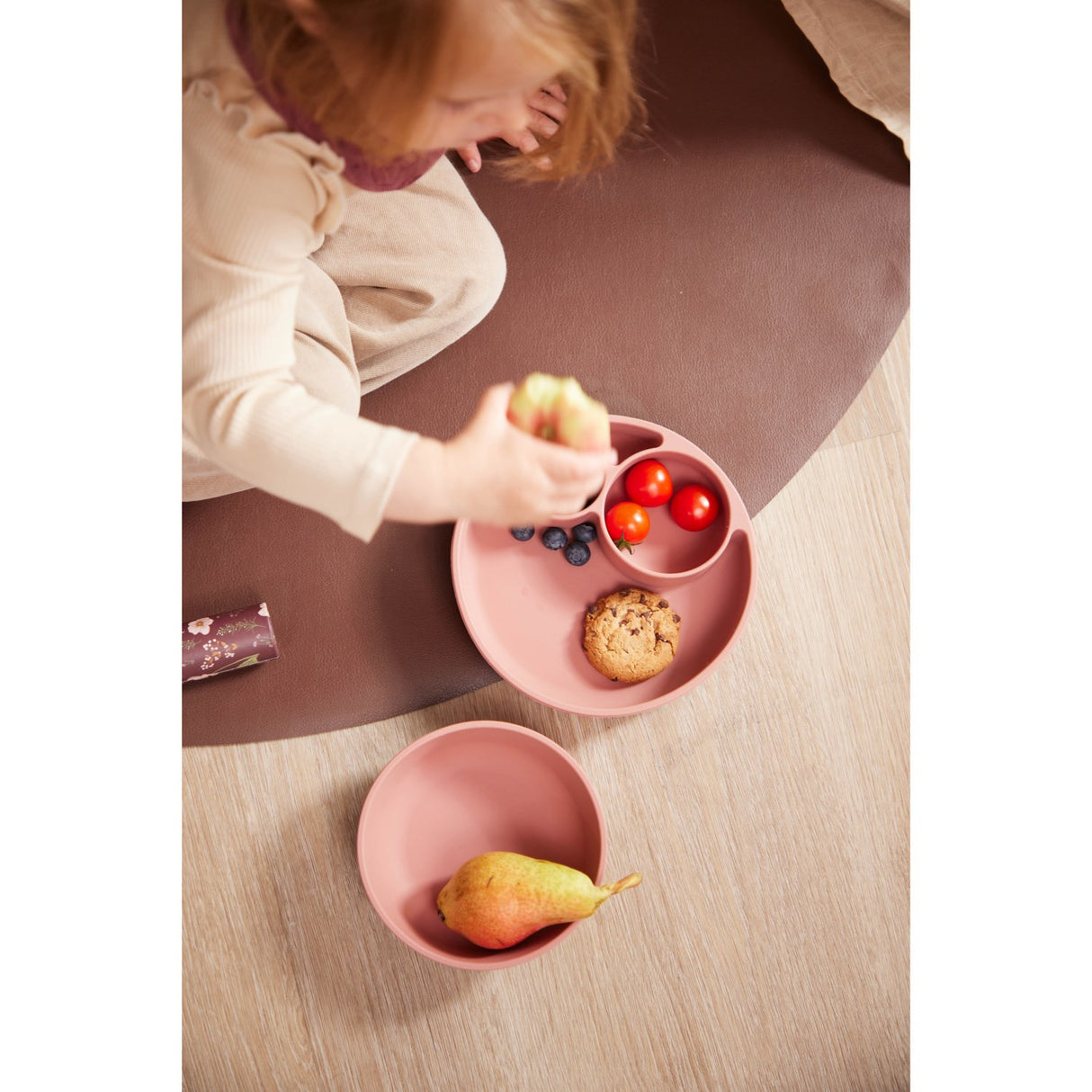 FILIBABBA Rose Silicone Bowls 2-Pack