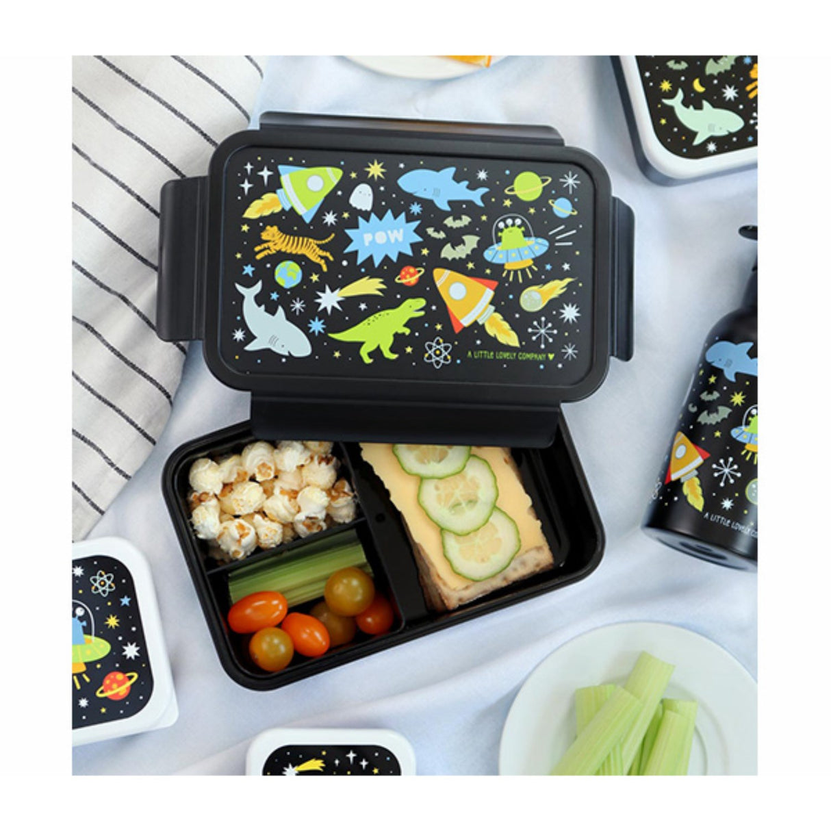 A Little Lovely Company Galaxy Bento Lunch Box