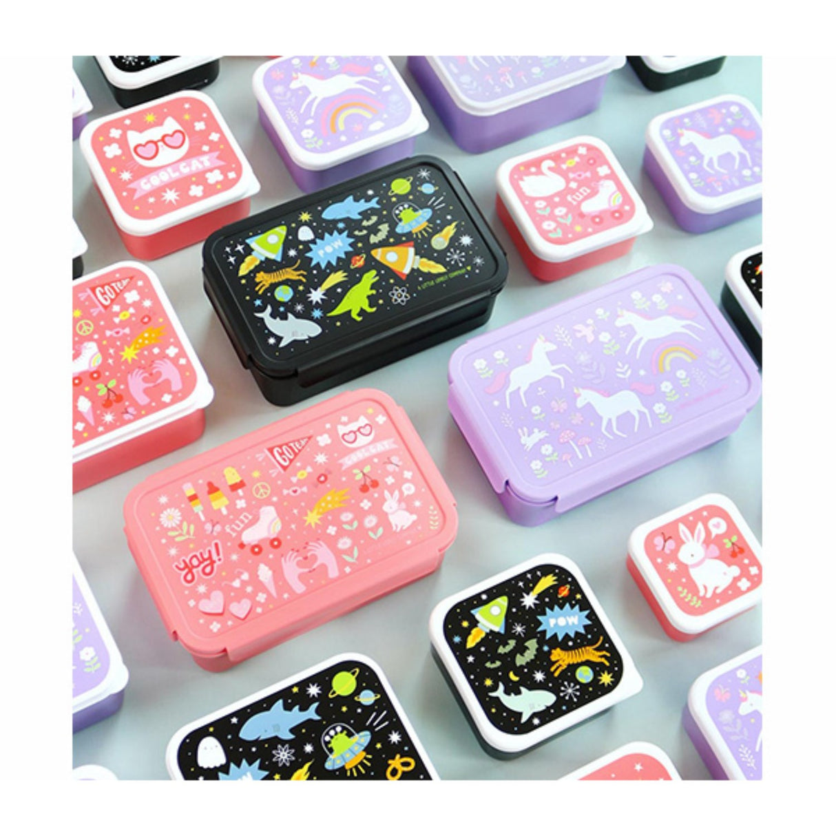 A Little Lovely Company Galaxy Bento Lunch Box