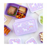 A Little Lovely Company Unicorn Dreams Bento Lunch Box