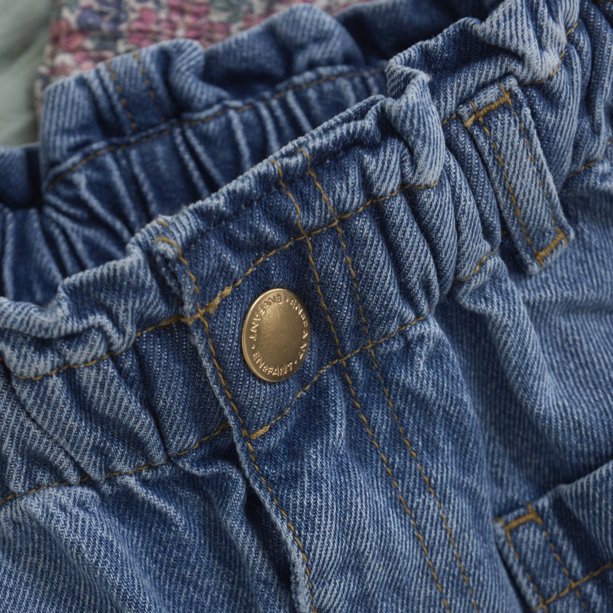 En Fant Light Denim Blue Skirt Denim