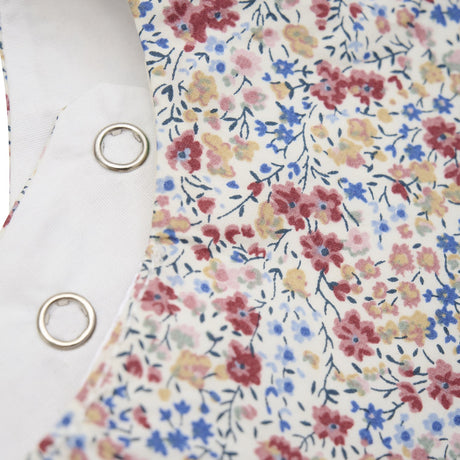 Huttelihut Sepia Rose Bib In Liberty Fabric