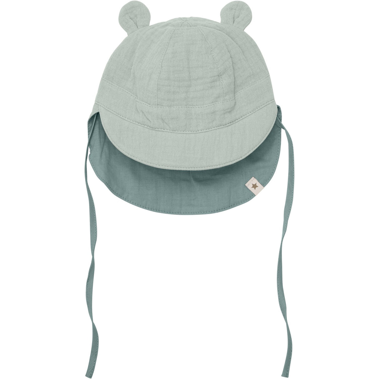 Huttelihut Lily Pad Summer Hat Ears Muslin
