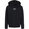 Jack & Jones Junior Black Tarmac Camo Back Print Hoodie
