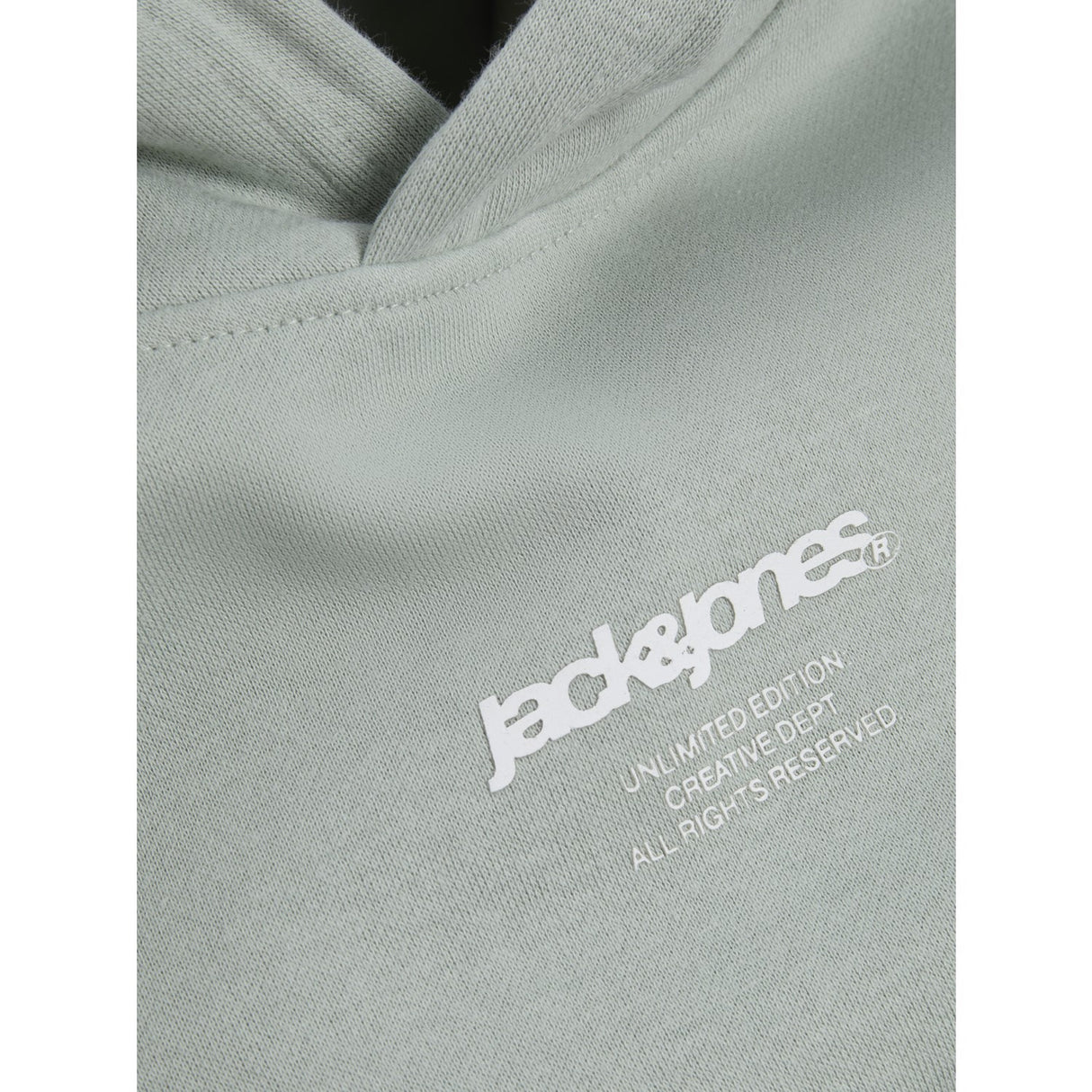 Jack & Jones Junior Aqua Gray Tarmac Camo Back Print Hoodie