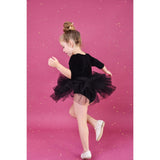 Dolly by Le Petit Tom Black Dolly Universe Velvet Planet Tutu Dress