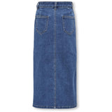 kids ONLY Medium Blue Denim Siri Front Slit Skirt Denim