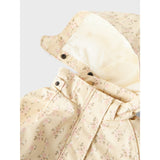 Lil'Atelier Bleached Sand Gerda Long Jacket AOP Fo