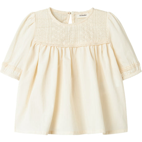 Lil'Atelier Turtledove Daisy Loose Shirt