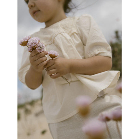 Lil'Atelier Turtledove Daisy Loose Shirt