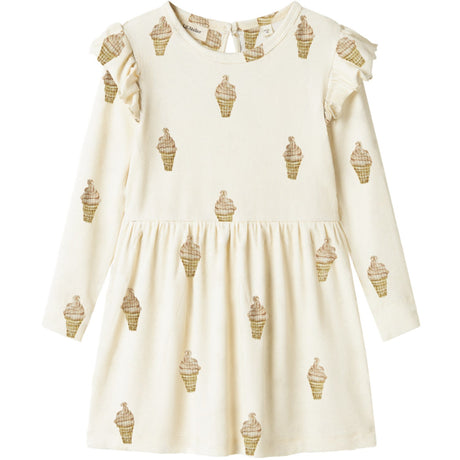 Lil'Atelier Turtledove Ice Cream Gavo Enk Dress