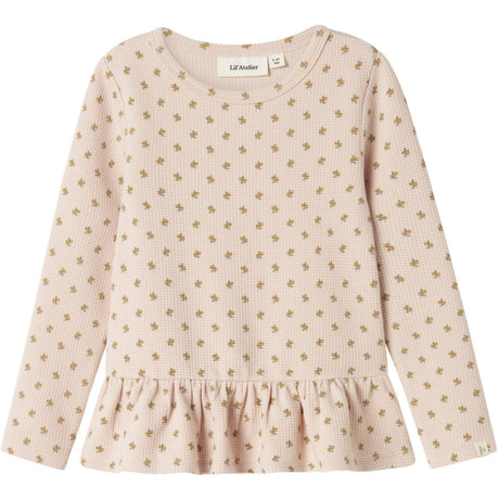 Lil'Atelier Peach Whip Desma Slim Blouse
