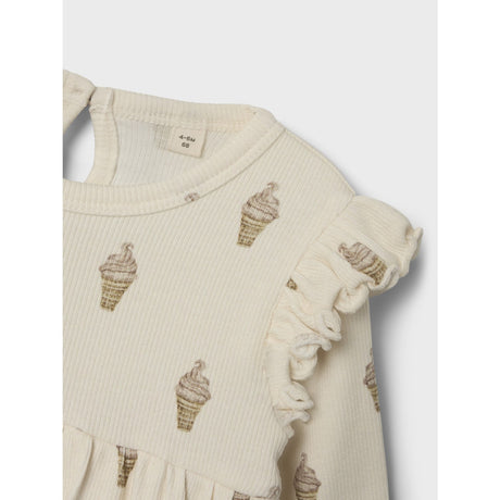 Lil'Atelier Turtledove Ice Cream Gavo Enk Body Dress