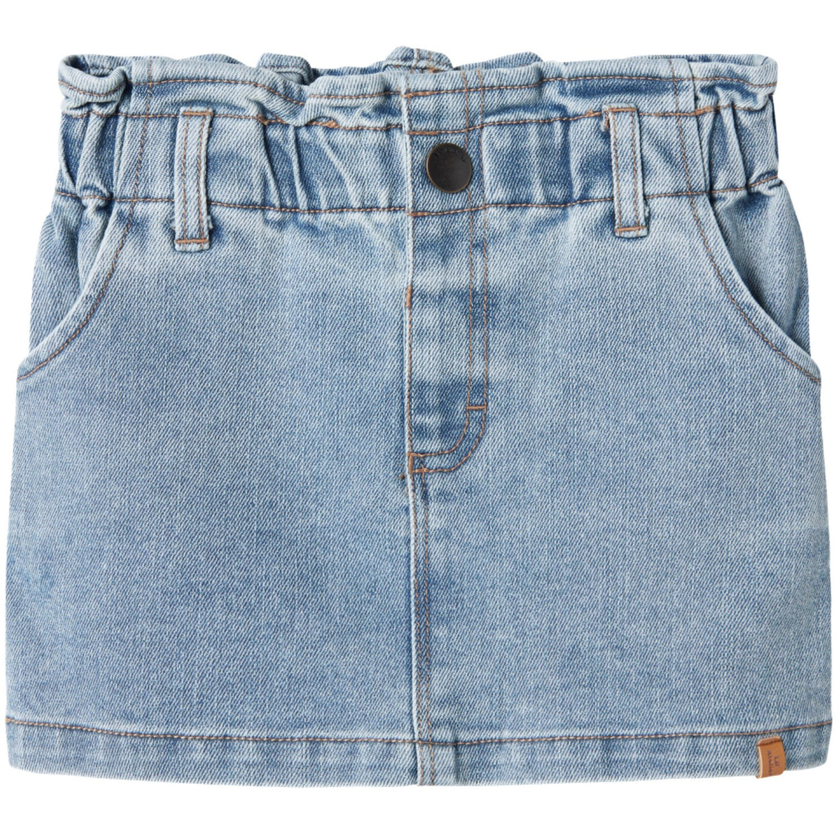 Lil'Atelier Medium Blue Denim Darlee Denim Skirt