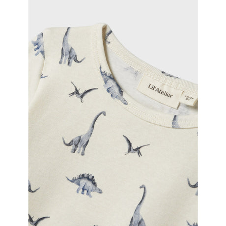 Lil'Atelier Turtledove Dino Geo Avu Slim Blouse