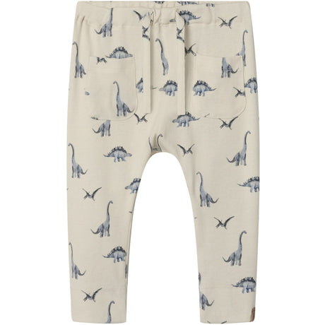 Lil'Atelier Turtledove Dino Geo Ame Loose Pants