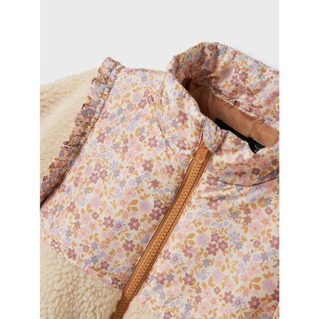 Name It Whitecap Gray Biscuit Minna Teddy Jacket