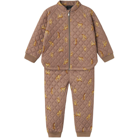 Name It Mountain Trail Leo Moon Quilted Set AOP Fo