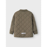 Name It Dusty Olive Marlin Quilt Jacket Tb