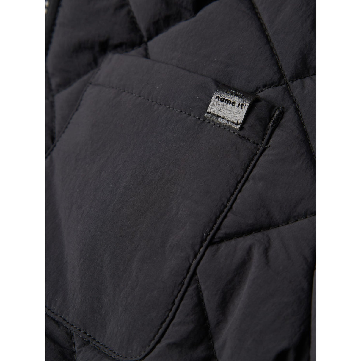 Name It Black Marlin Quilt Jacket Tb