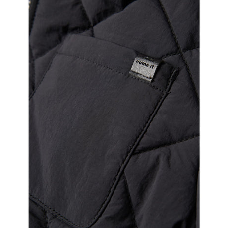 Name It Black Marlin Quilt Jacket Tb
