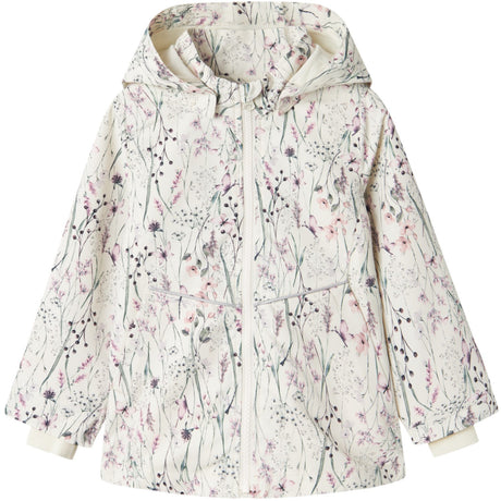 Name It Whisper White Long Flower Maxi Li Jacket AOP