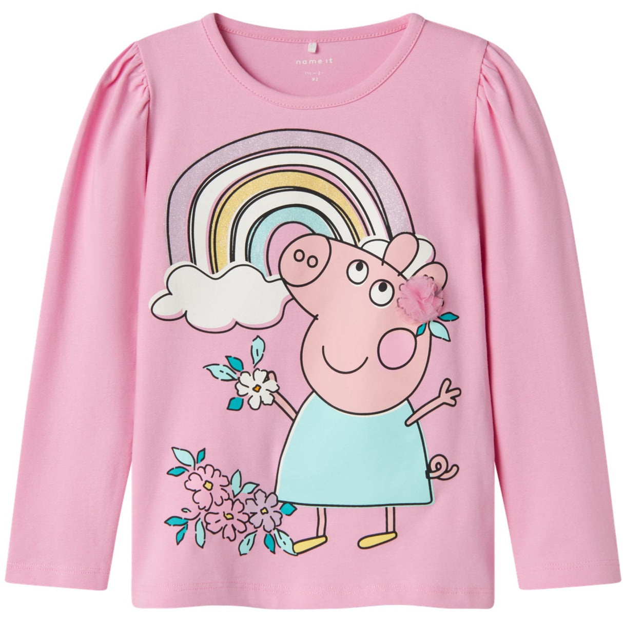 Name It Pink Frosting Fiffi Peppa Pig Blouse