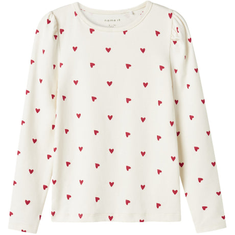 Name It Cloud Dancer Dheart Blouse