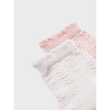 Name It Bright White Ballerina Ditta 2-Pack Socks
